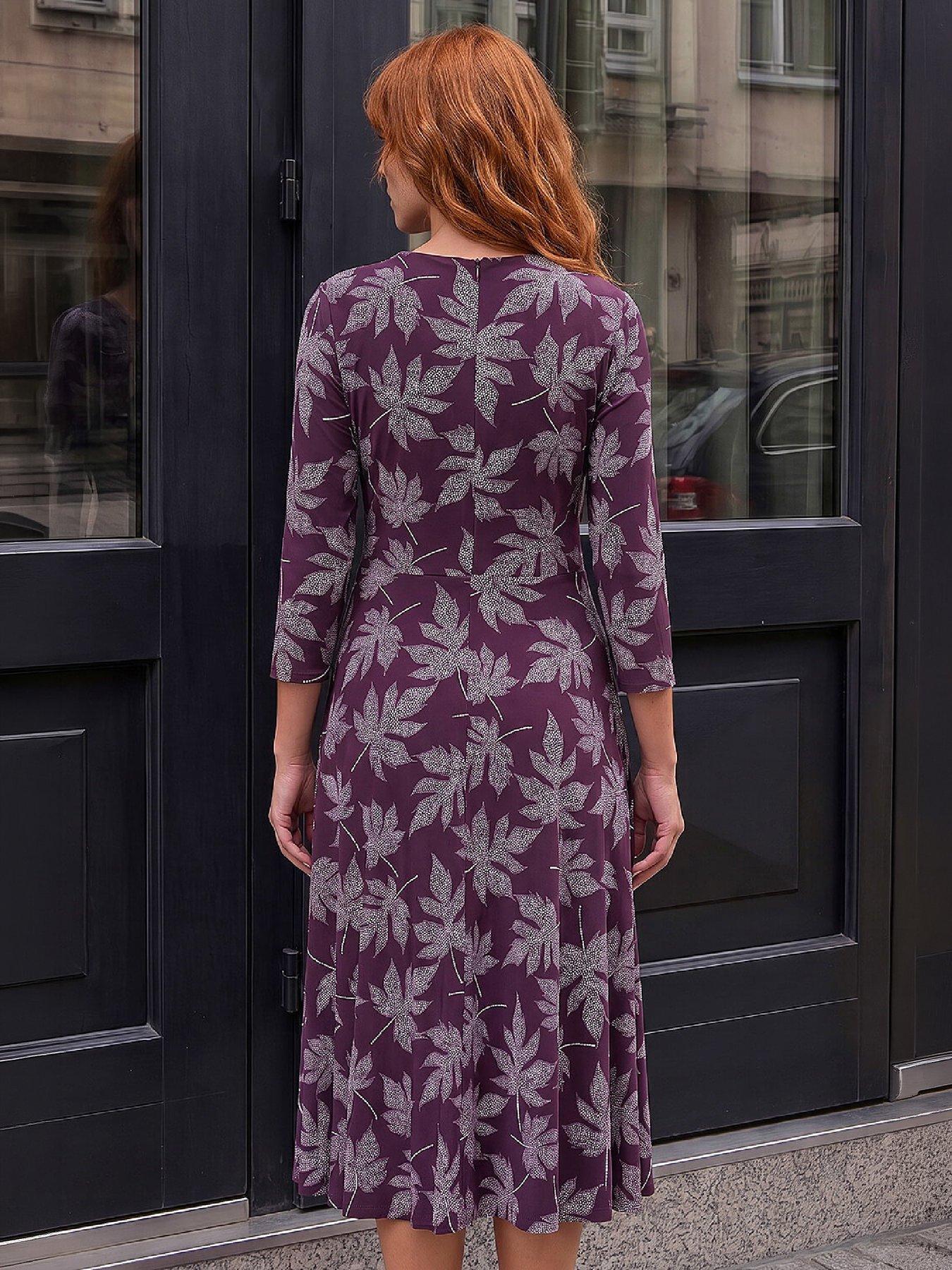 Image 3 of 4 of Roman Leaf Puff Cross Dress