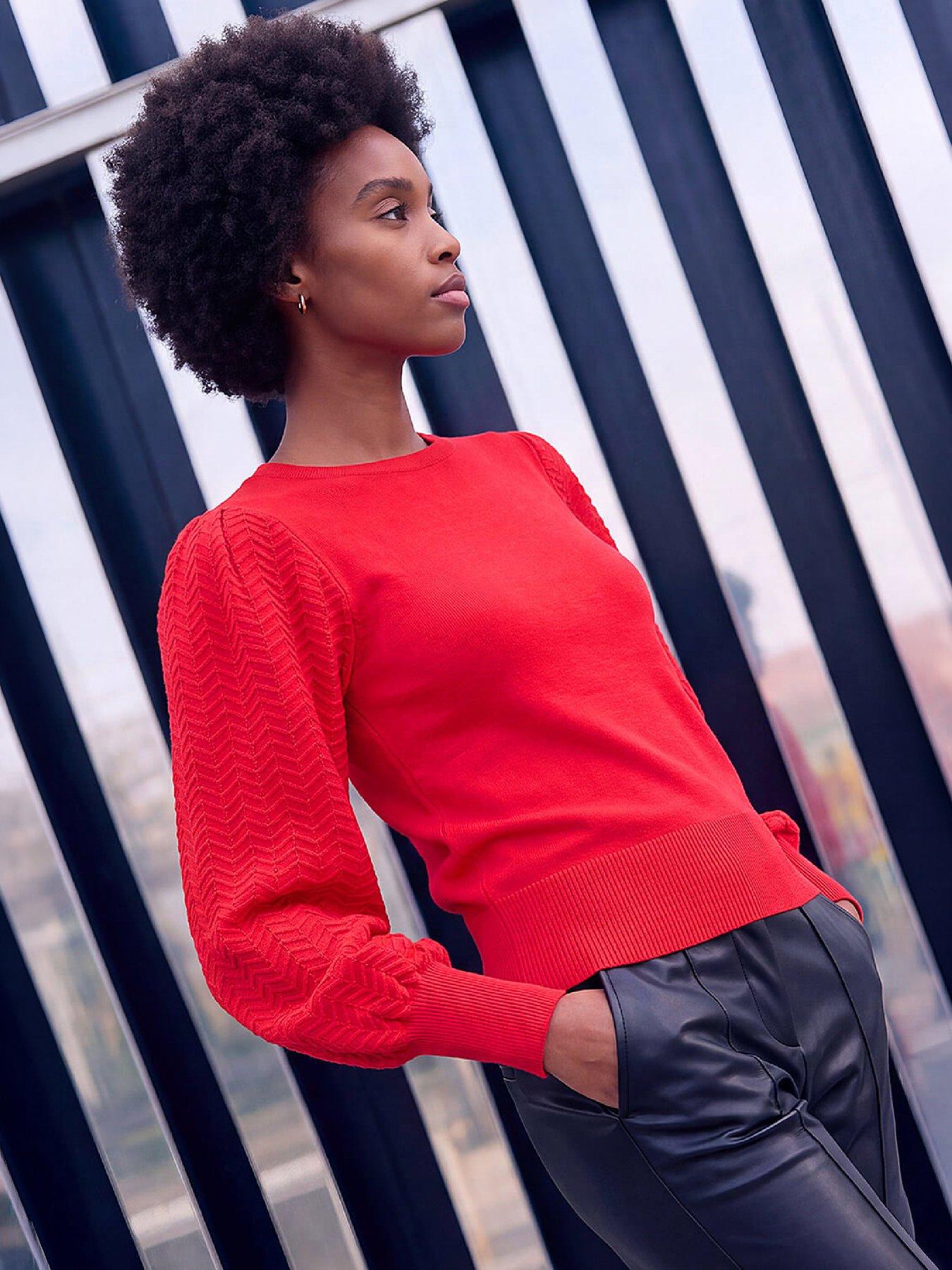 Image 4 of 4 of Roman Stich Sleeve Jumper