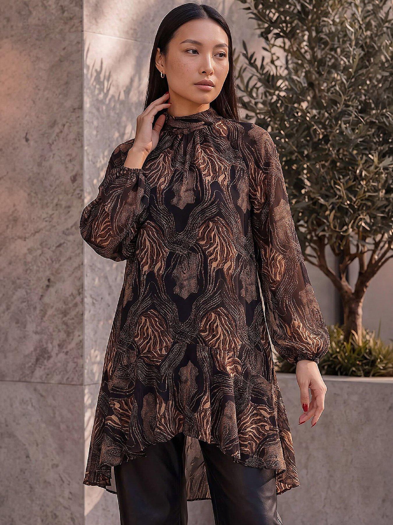 Image 1 of 4 of Roman Animal Longline Tunic