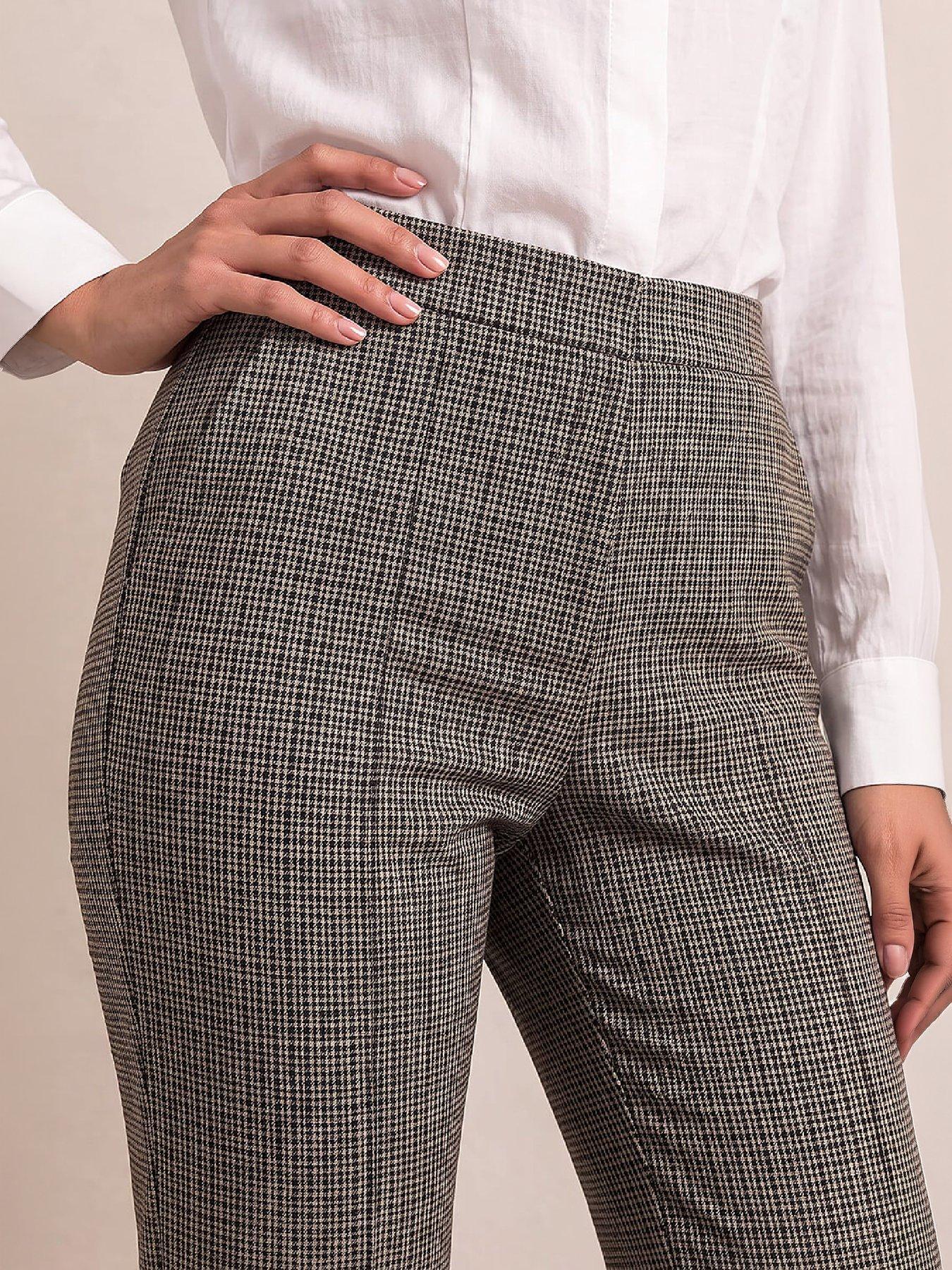 Image 2 of 4 of Roman Petite Check Trouser