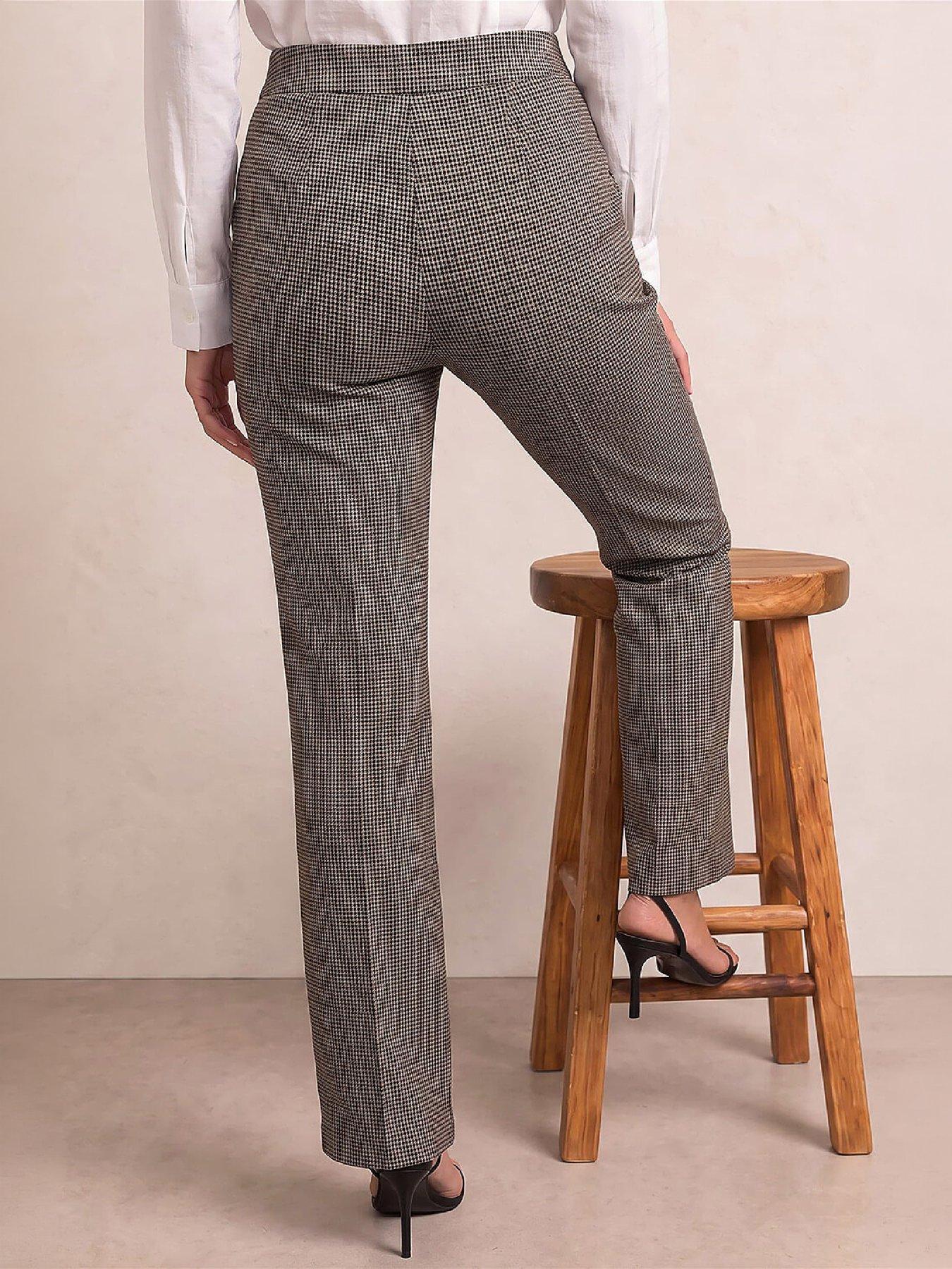 Image 3 of 4 of Roman Petite Check Trouser