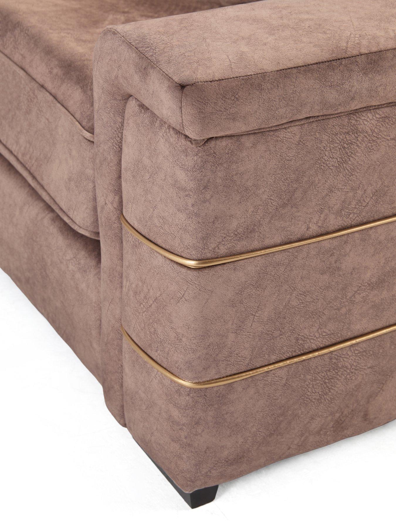 The Very Collection Nessa Right Hand Double Arm Corner Group - Made to ...