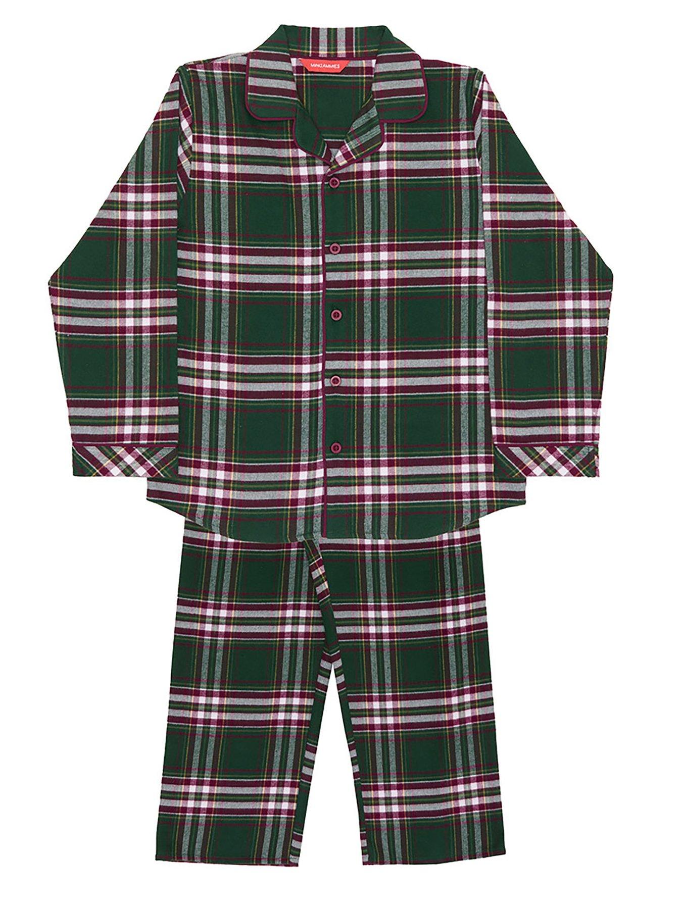 Image 5 of 5 of Cyberjammies Girls Enchanted Nutcracker Check Long Sleeve Christmas Pyjamas - Dark Green