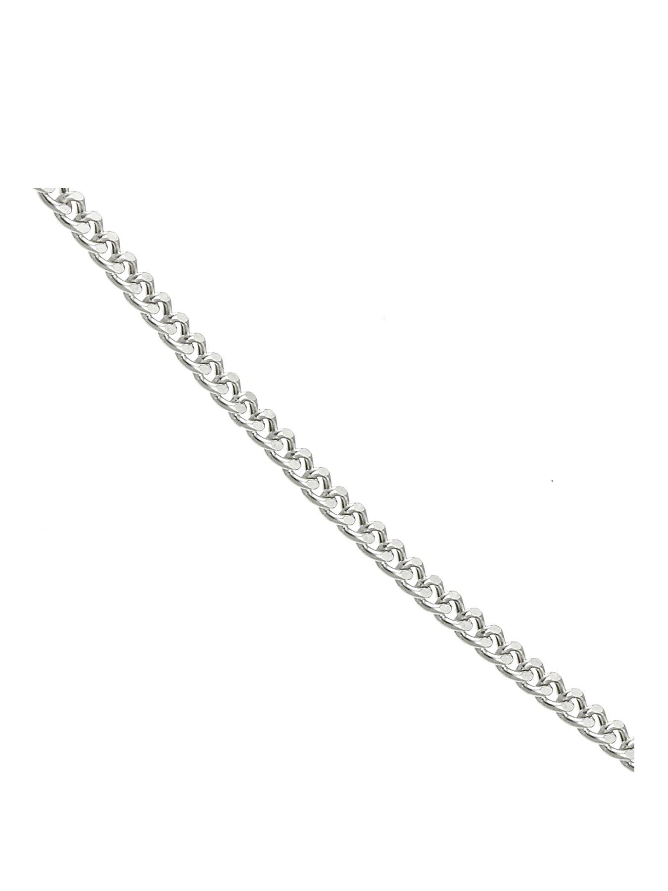 Image 1 of 2 of Ernest Jones Curb Hollow Bracelet