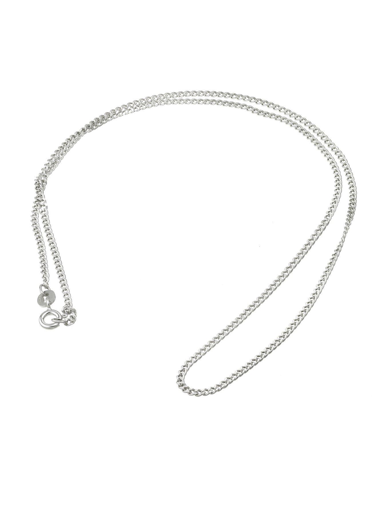 Image 2 of 2 of Ernest Jones Curb Hollow Bracelet