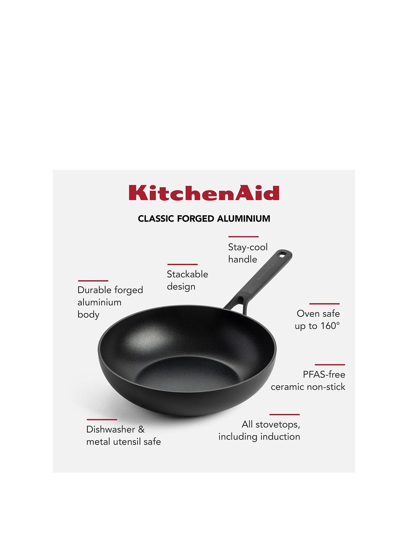Image 2 of 7 of KitchenAid Kitchenaid Classic Forged Wok 28cm