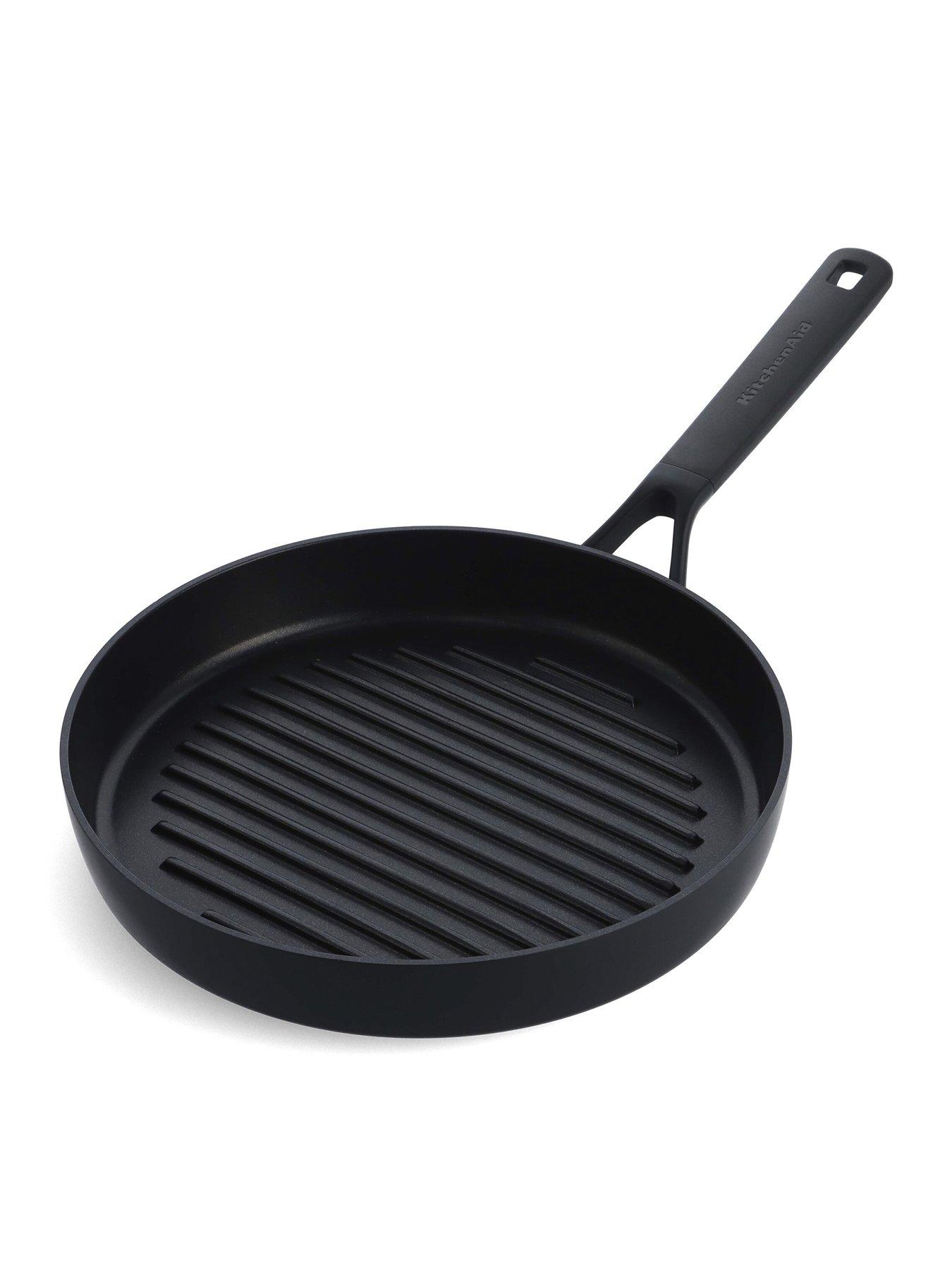 Image 1 of 7 of KitchenAid Kitchenaid Classic Forged Round Grillpan 28cm