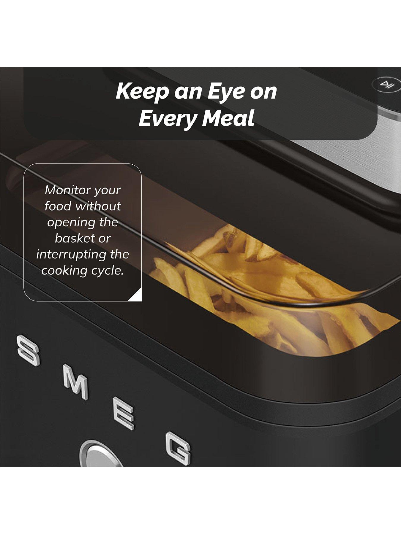 Image 6 of 8 of Smeg Dual Flavour Air Fryer, Space Saving, 7.3L, Black
