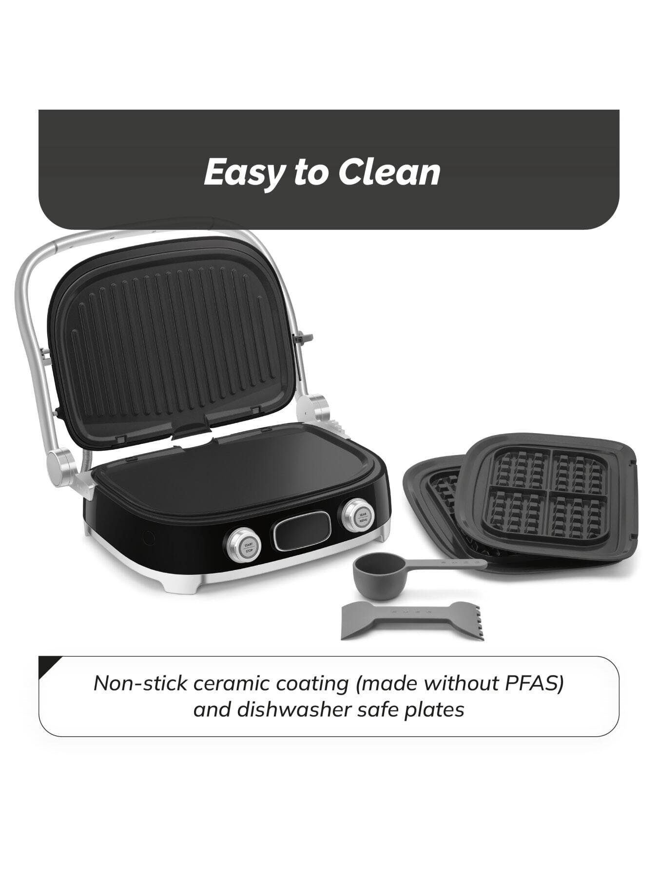 Image 7 of 7 of Smeg All-in-One Multi Grill, Dual Temperature Control, Black