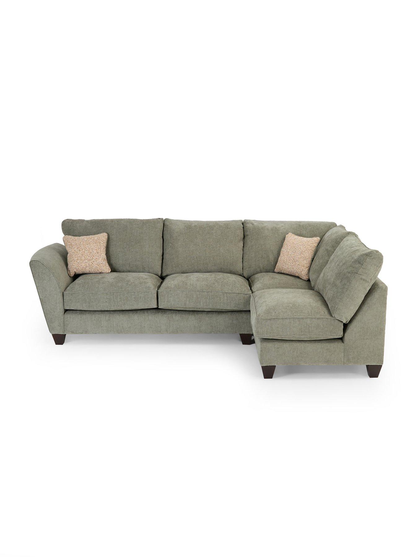 Image 4 of 7 of The Very Collection Arlan Right Hand Corner Chaise With Footstool - Made to Order in the UK