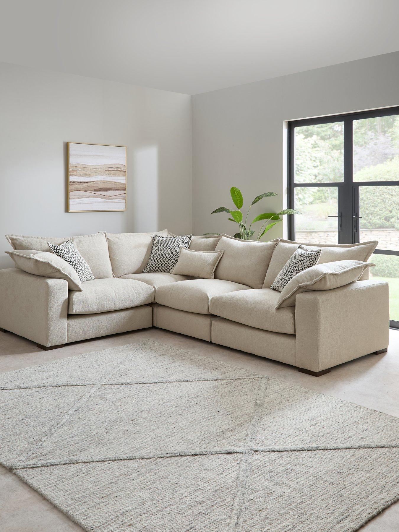 Image 1 of 7 of The Very Collection Laguna Reversible Double Arm Modular Corner Group - Made to Order in the UK