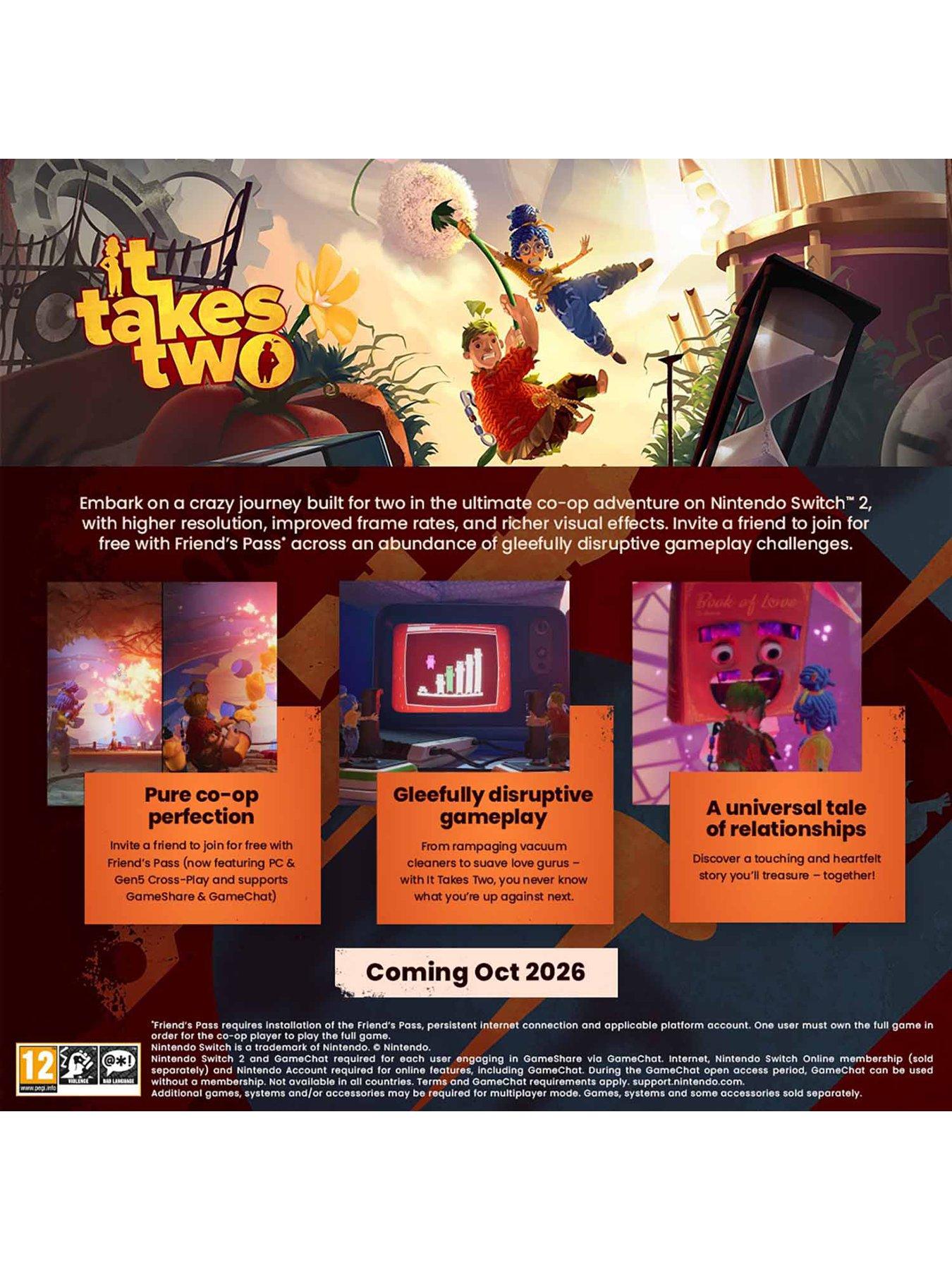 Image 2 of 7 of Nintendo It Takes Two (Game Key Card) - Nintendo Switch 2