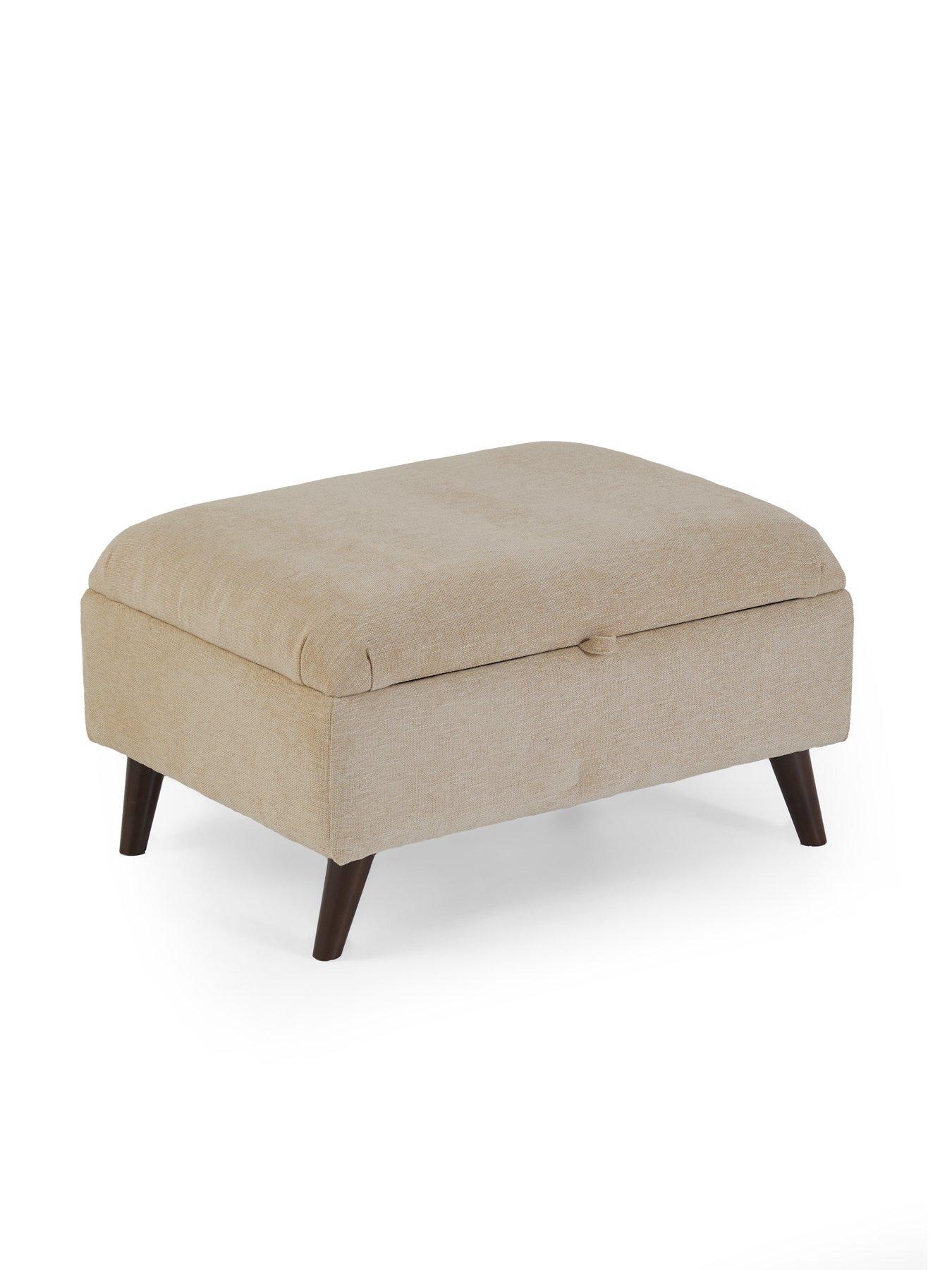 Image 3 of 7 of The Very Collection Ravel Storage Footstool - Made to Order in the UK