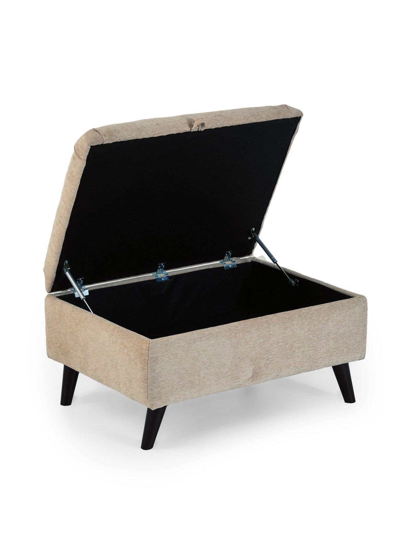 Image 4 of 7 of The Very Collection Ravel Storage Footstool - Made to Order in the UK