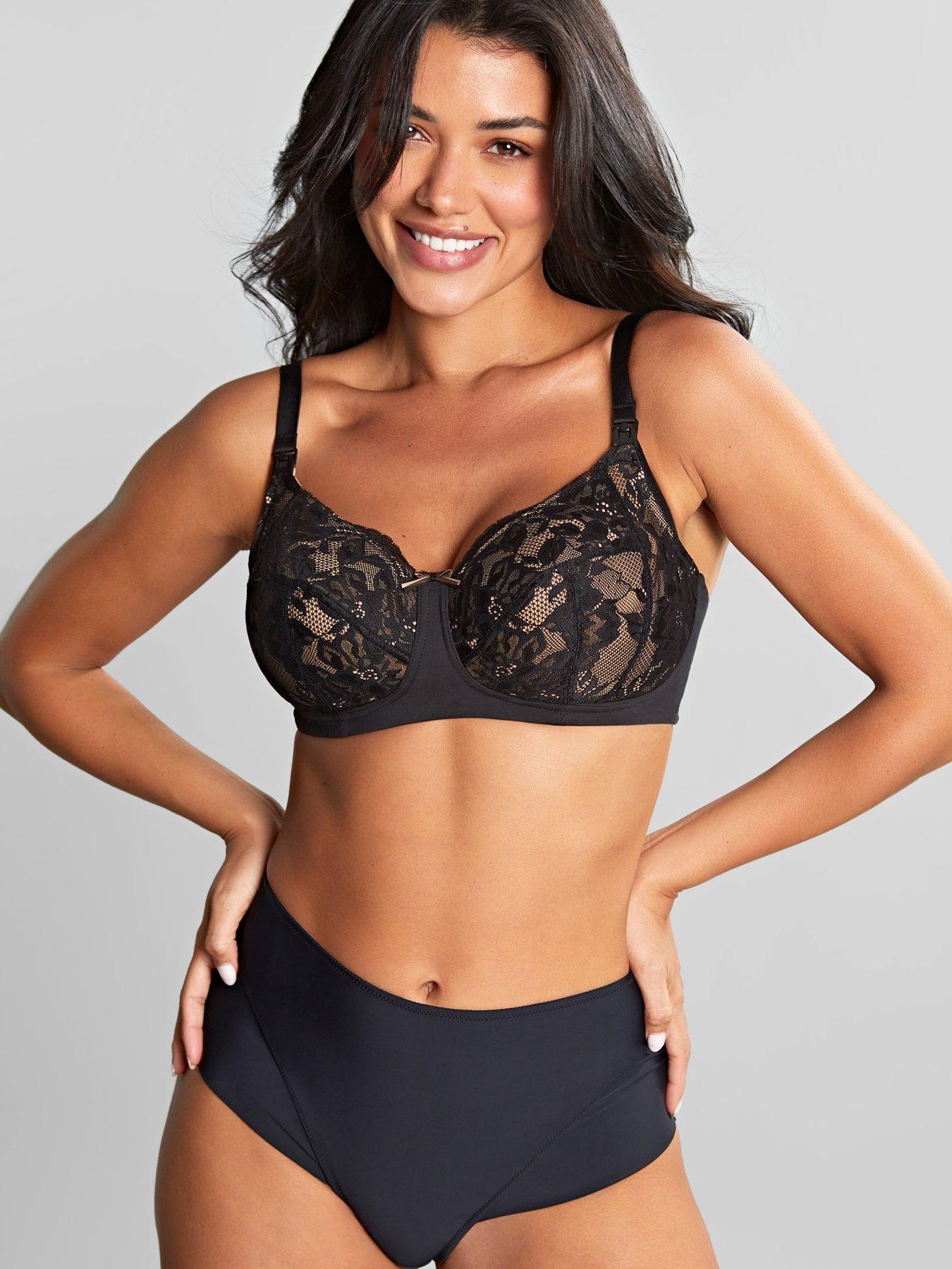 Image 1 of 6 of Panache Womens Ada Non Wired Nursing Bra - Black
