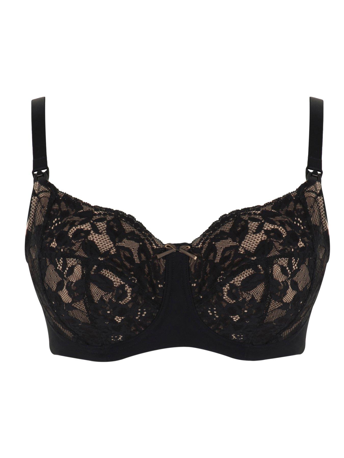Image 5 of 6 of Panache Womens Ada Non Wired Nursing Bra - Black