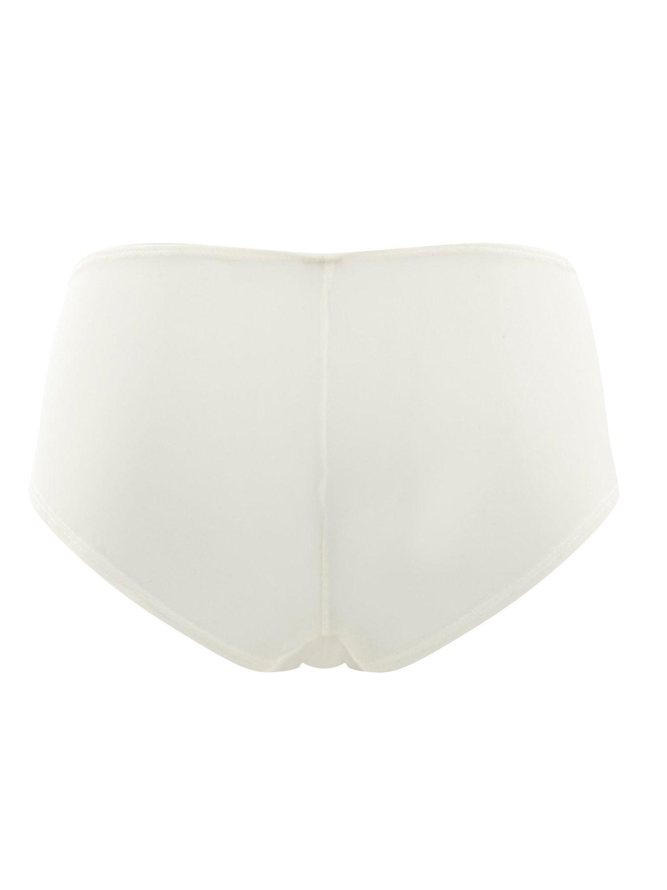 Image 4 of 4 of Panache Womens Clara Stretch Lace Briefs - White