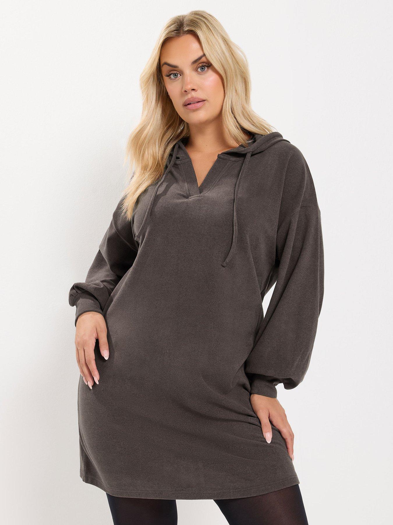 Image 1 of 4 of Yours Curve Balloon Sleeve Dress