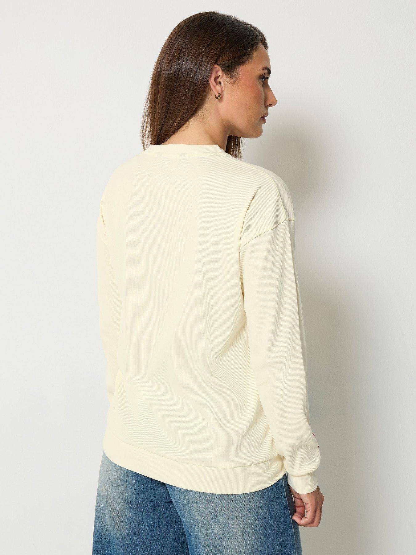 Image 2 of 4 of Long Tall Sally Tall Contrast Rib T-shirt