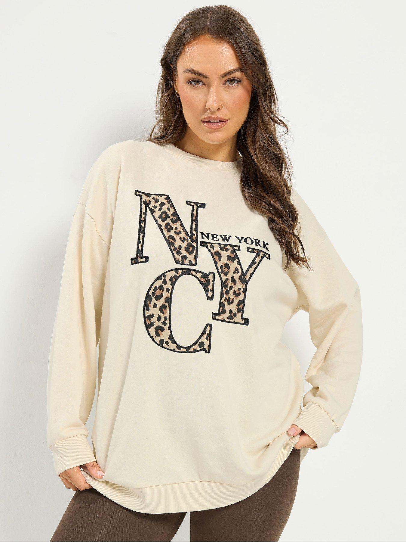 Image 1 of 4 of Yours Curve New York City Sweatshirt