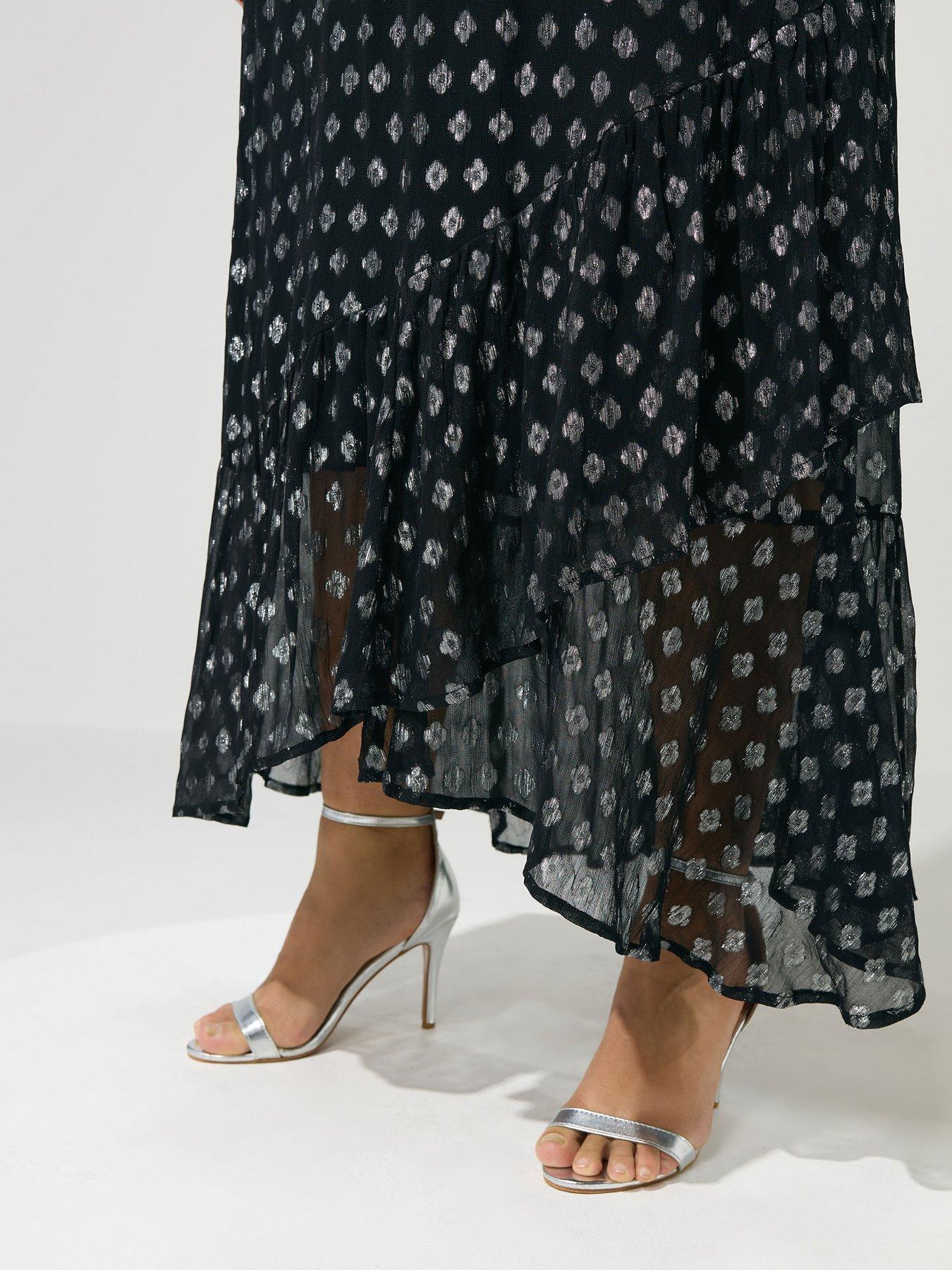 Image 4 of 4 of Yours Curve Ruffle Wrap Dress