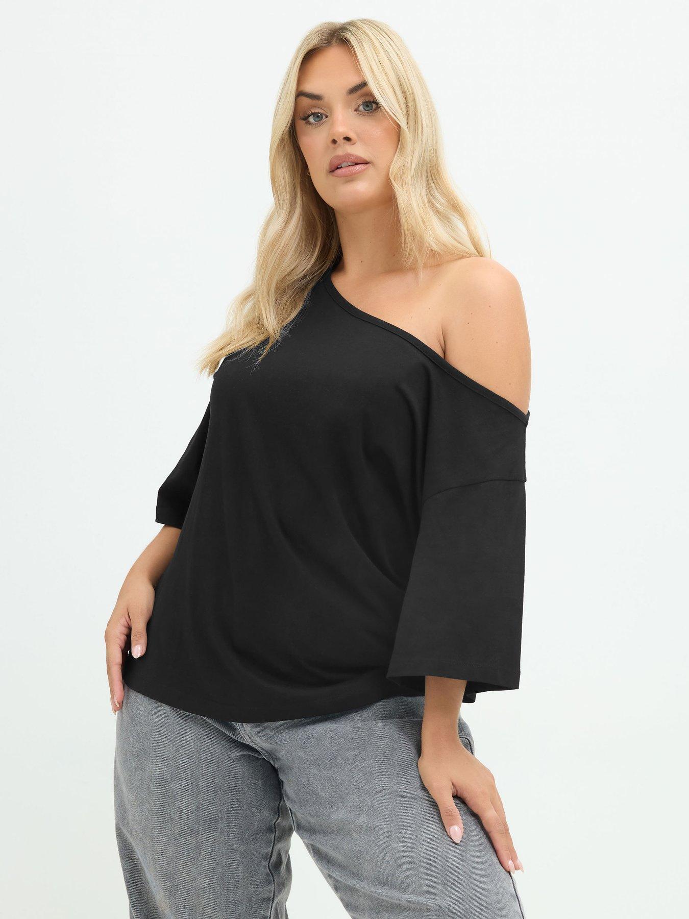 Image 1 of 4 of Yours Curve Off The Shoulder T-shirt