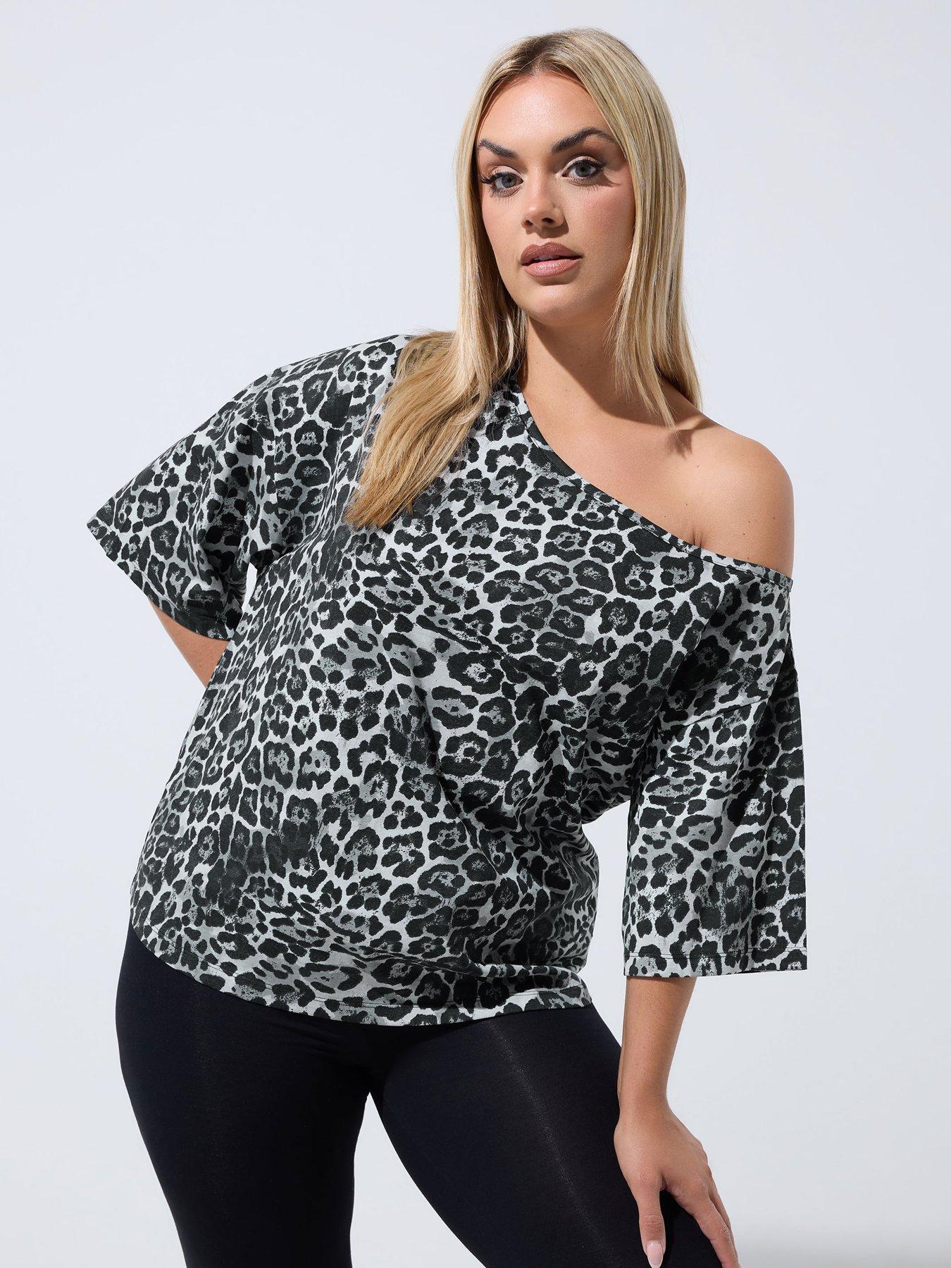 Image 1 of 4 of Yours Curve Off The Shoulder T-shirt