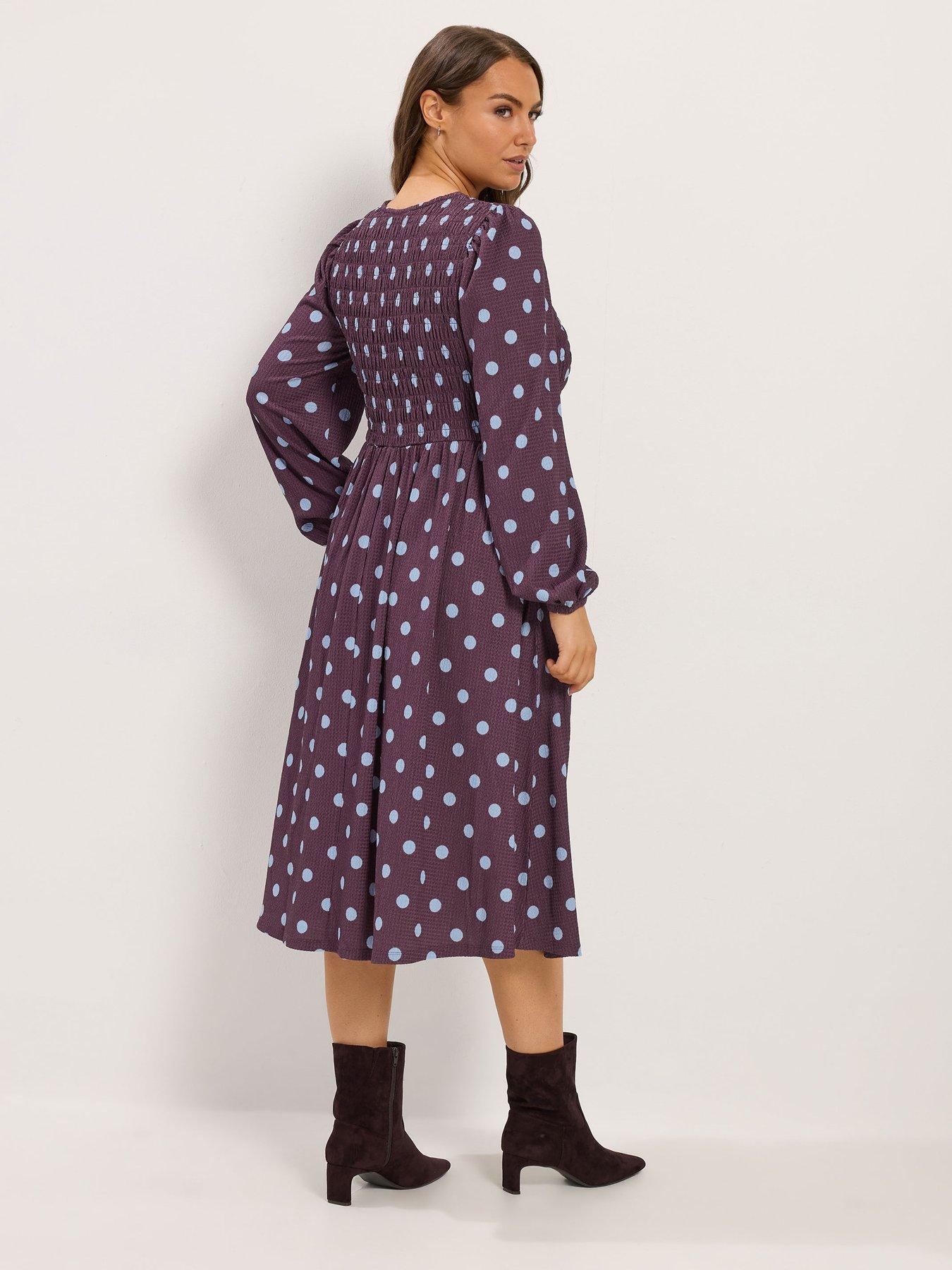Image 2 of 4 of Yours Curve Shirred Midaxi Dress