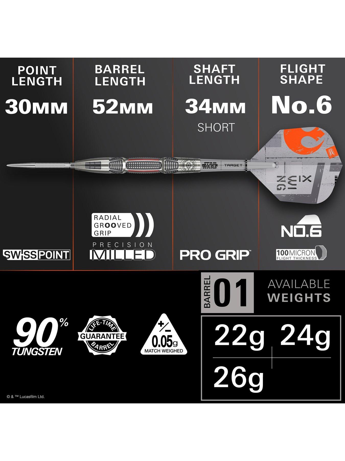 Image 2 of 7 of Target Star Wars X-Wing SP 24g Darts