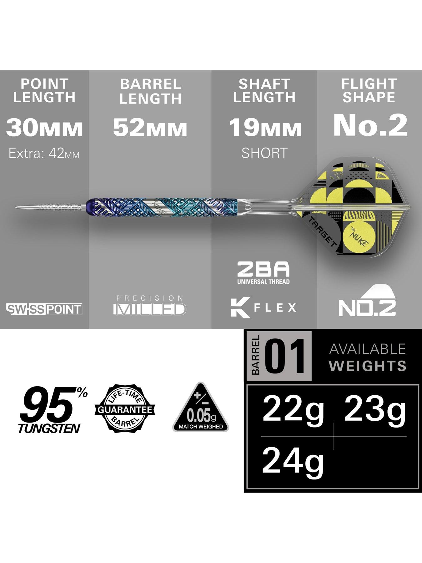 Image 3 of 7 of Target LUKE LITTLER EDGE 95% 23G SP STEEL TIP 2025