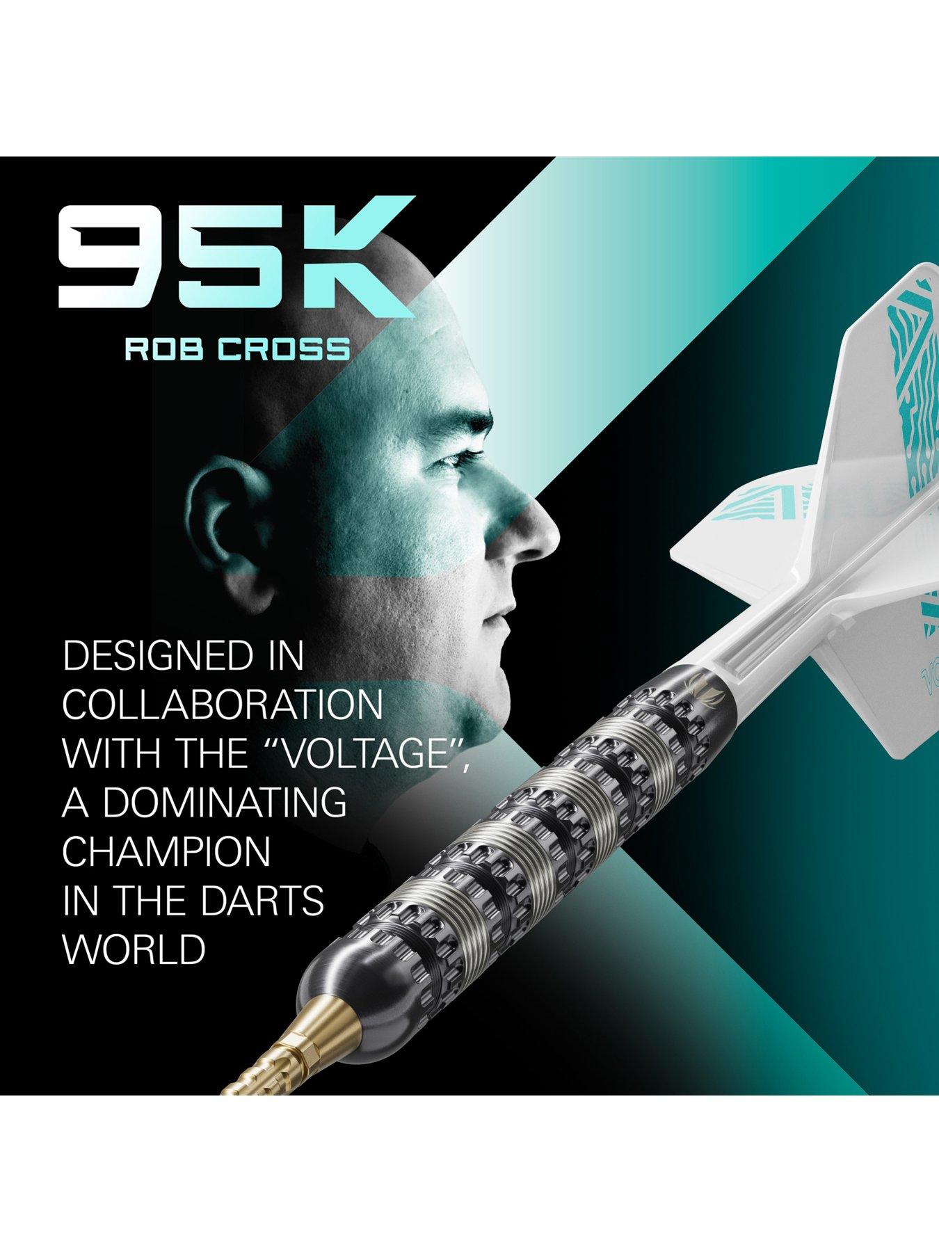 Image 2 of 5 of Target ROB CROSS 95K 23G SP STEEL TIP DARTS 2024