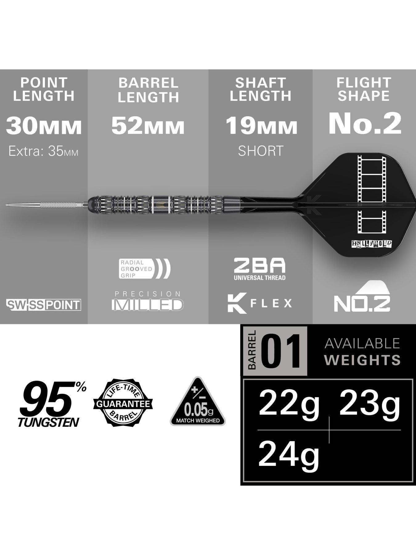 Image 3 of 7 of Target CHRIS DOBEY 95K 23G SP STEEL TIP DARTS 2026