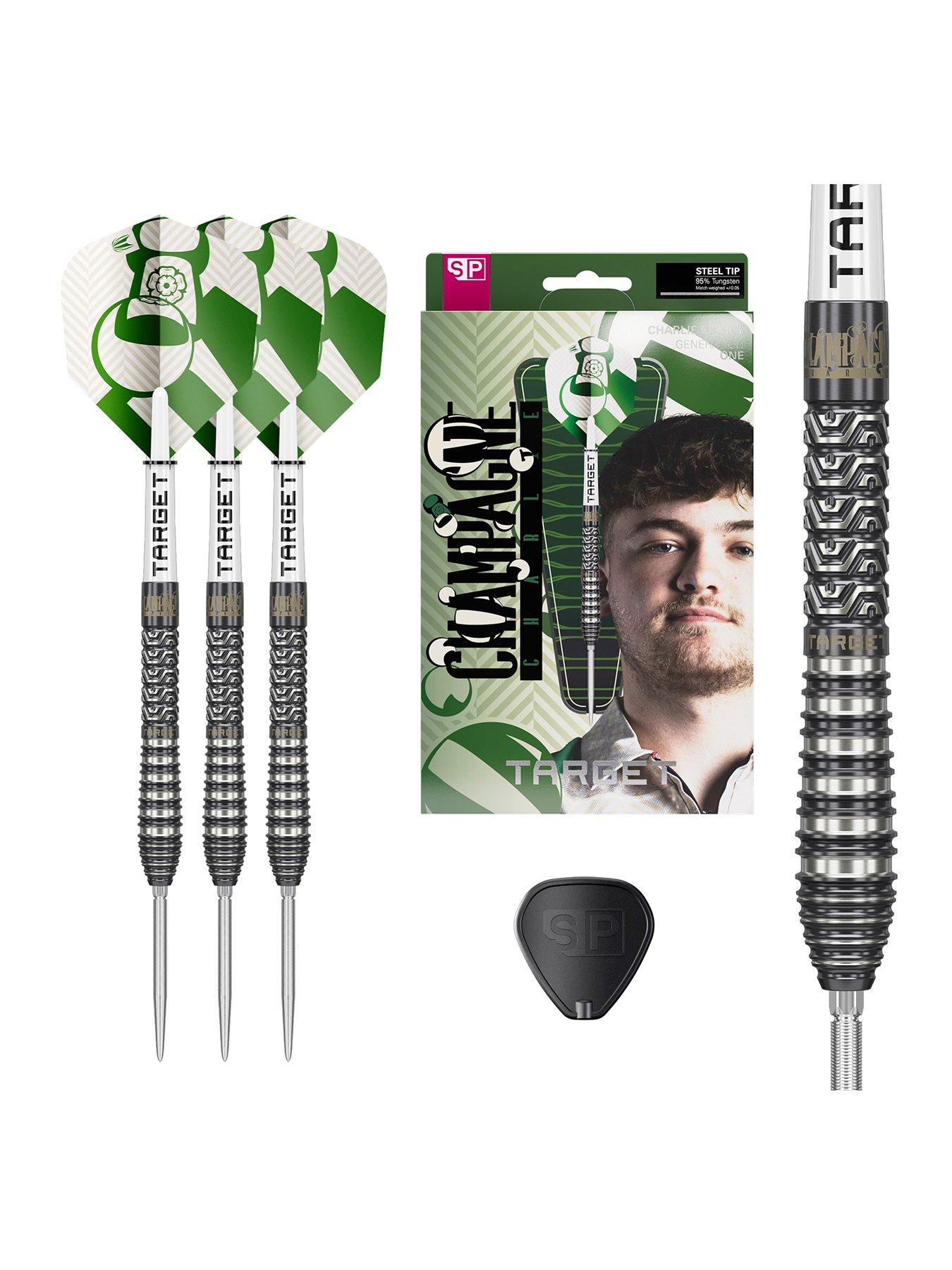 Image 1 of 6 of Target CHARLIE MANBY 23G 95% SP STEEL TIP DARTS 2026