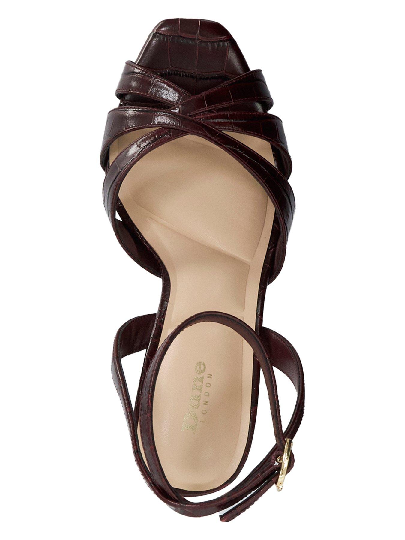 Image 4 of 6 of Dune London Mayva Dressy Sandals Burg