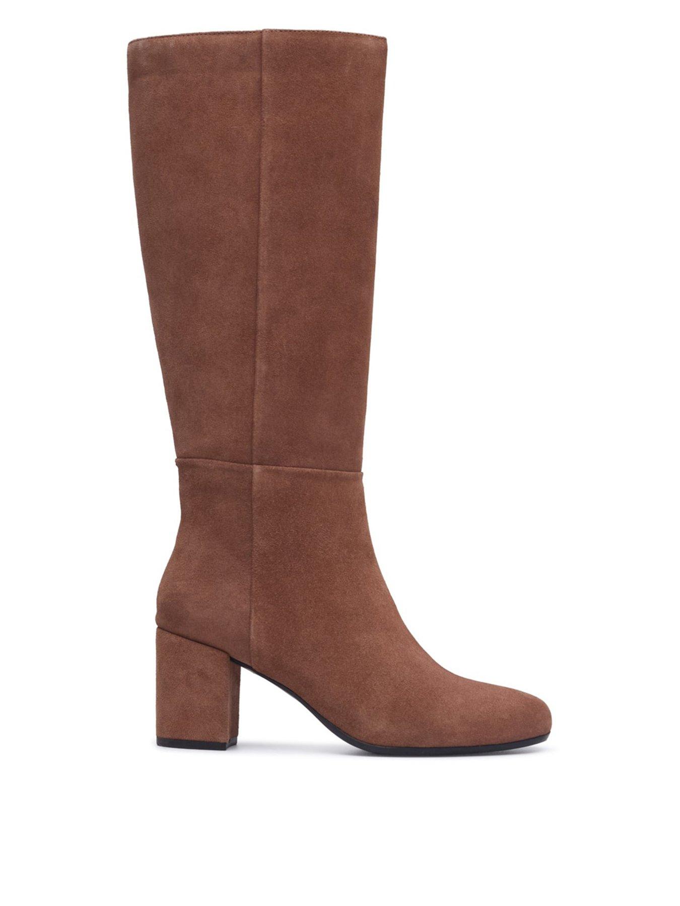 Image 1 of 5 of Hush Puppies Oprah  Suede Long Boot