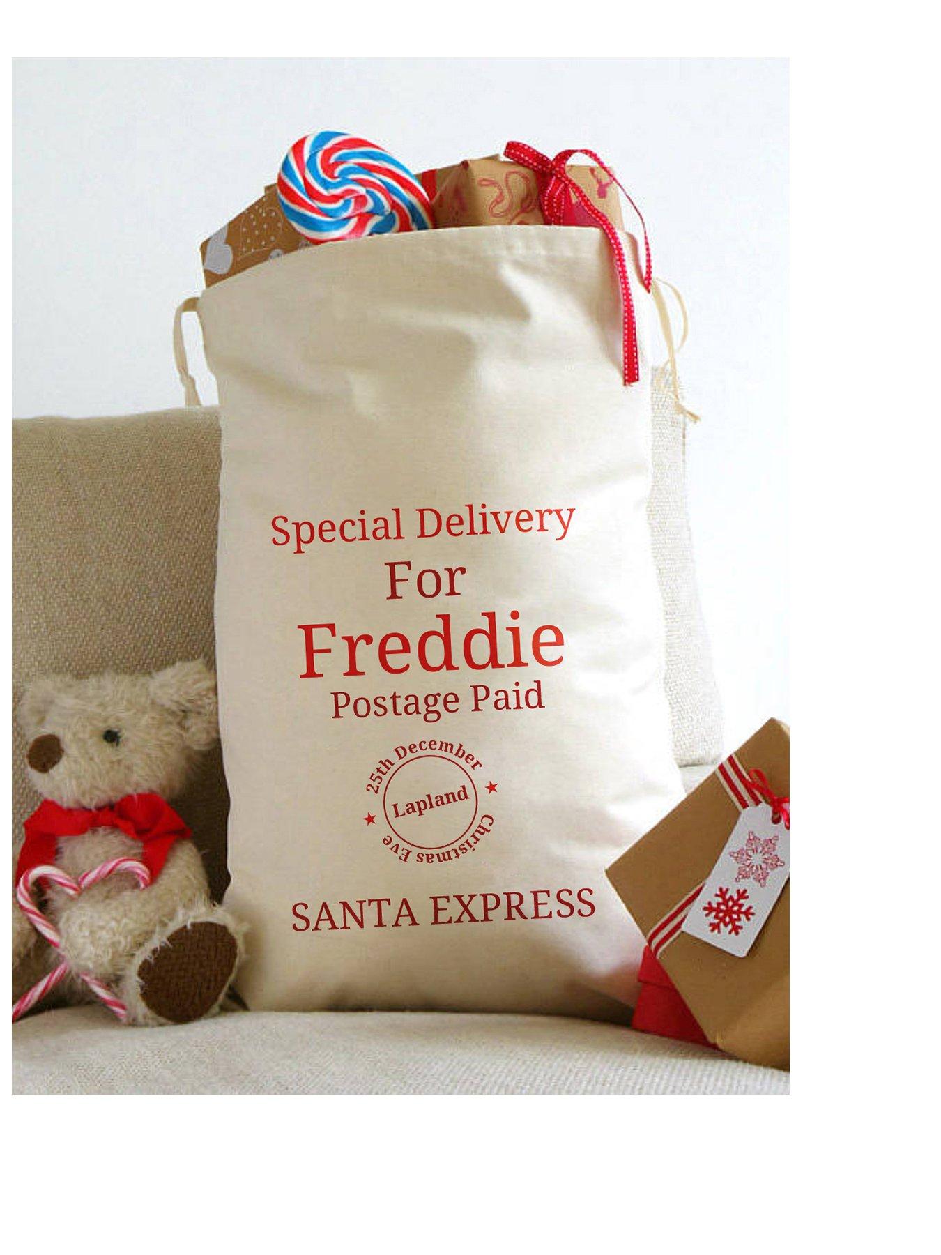 Image 1 of 2 of Treat Republic Personalised Special Delivery Christmas Sack