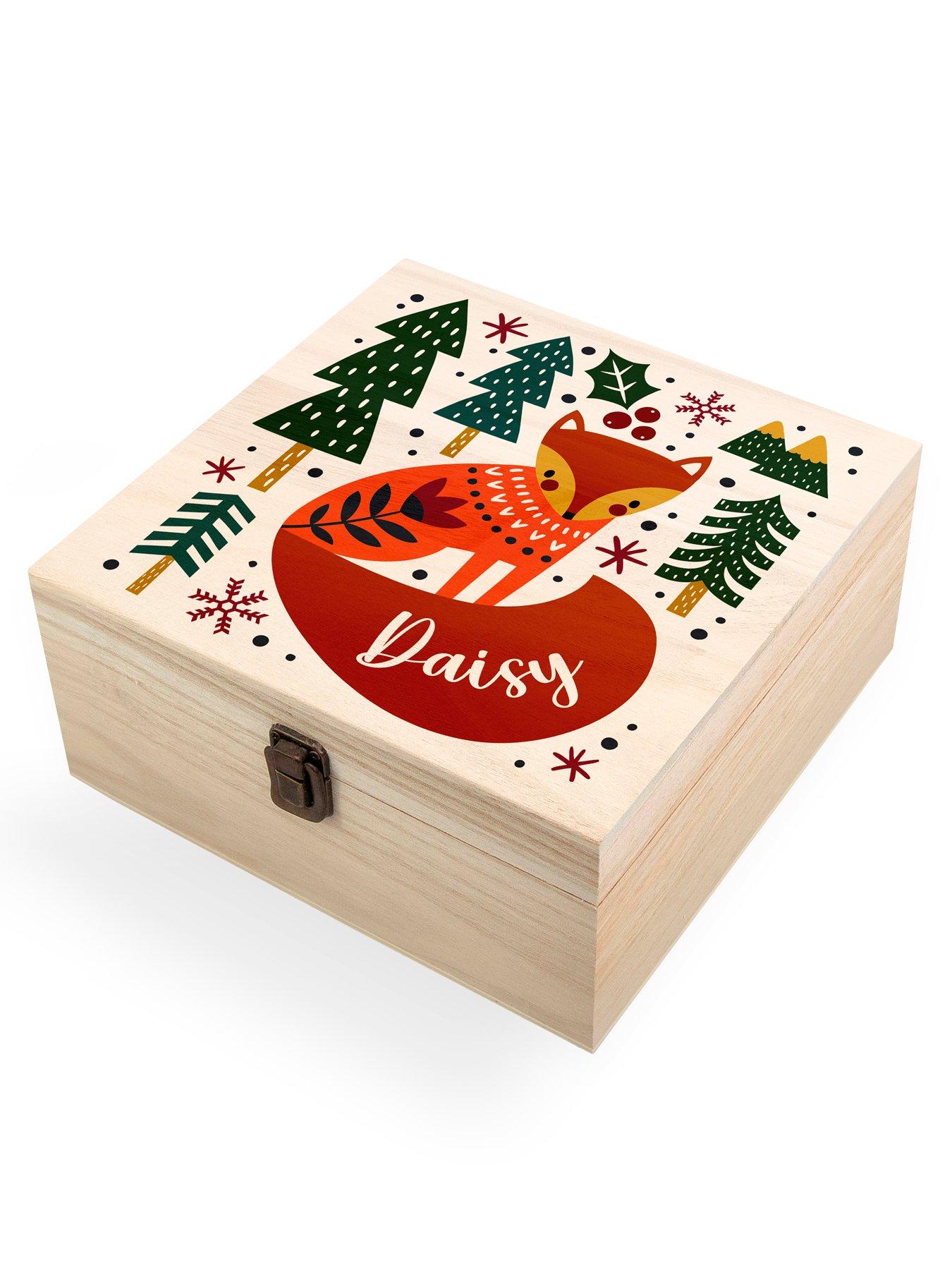 Image 5 of 5 of Treat Republic Personalised Scandi Fox Christmas Eve Box - Medium