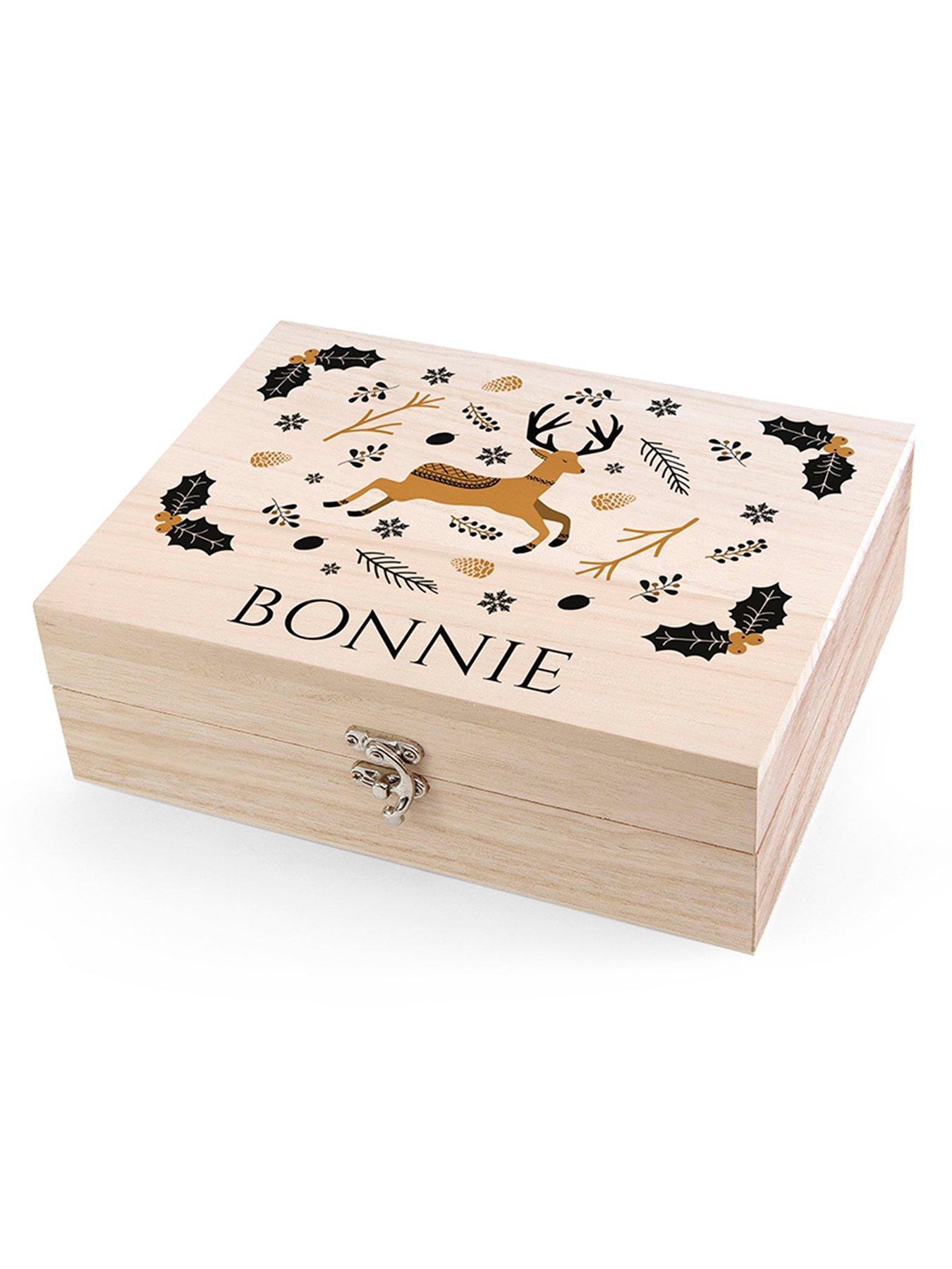Image 4 of 4 of Treat Republic Personalised Scandi Deer Christmas Eve Box - Small