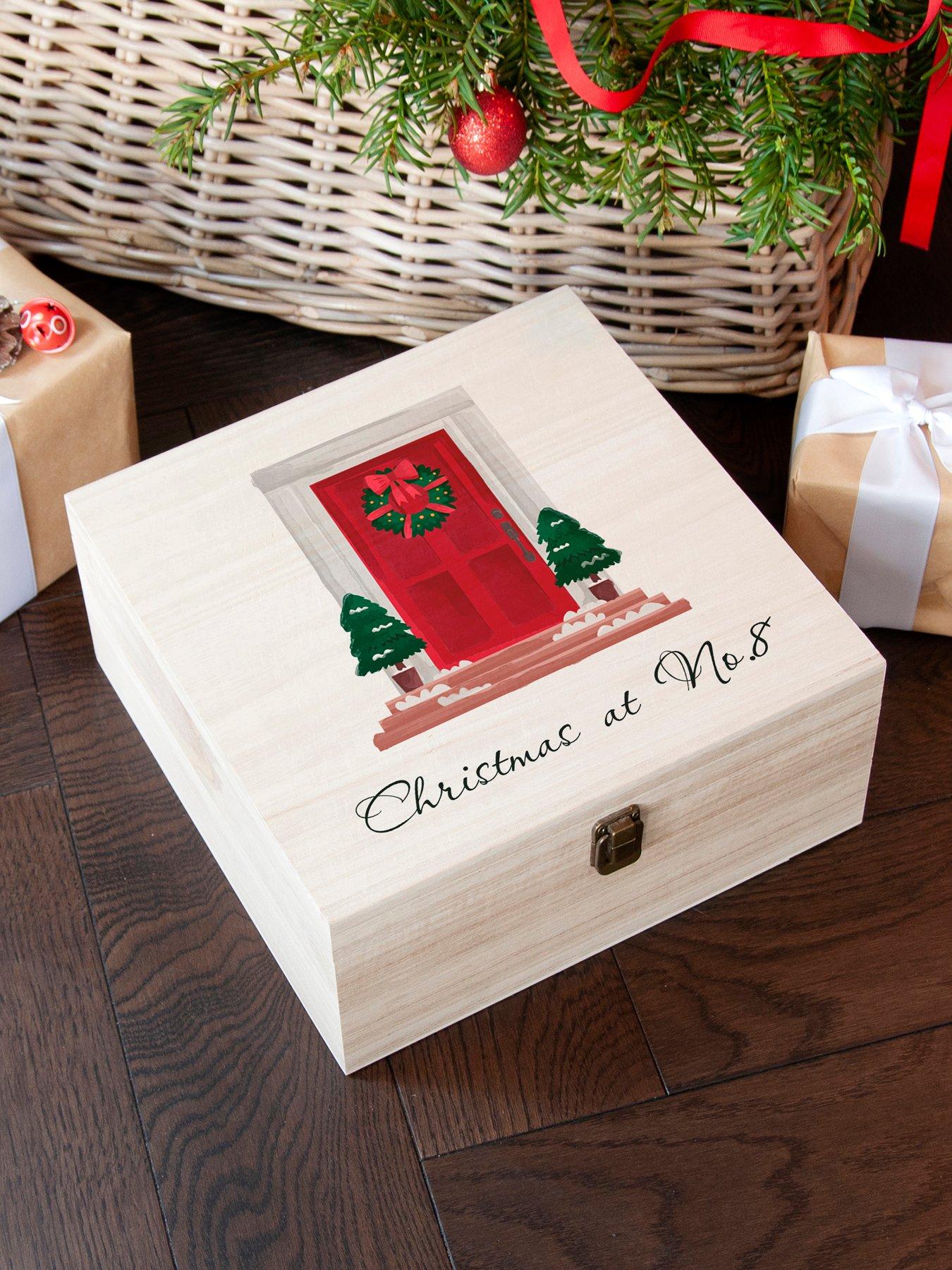 Image 2 of 5 of Treat Republic Personalised Festive Door Christmas Box - Large