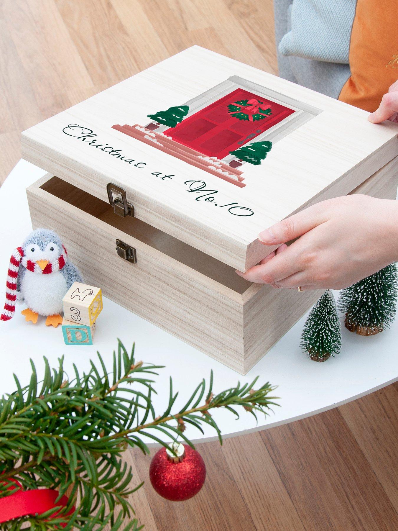 Image 3 of 5 of Treat Republic Personalised Festive Door Christmas Box - Large