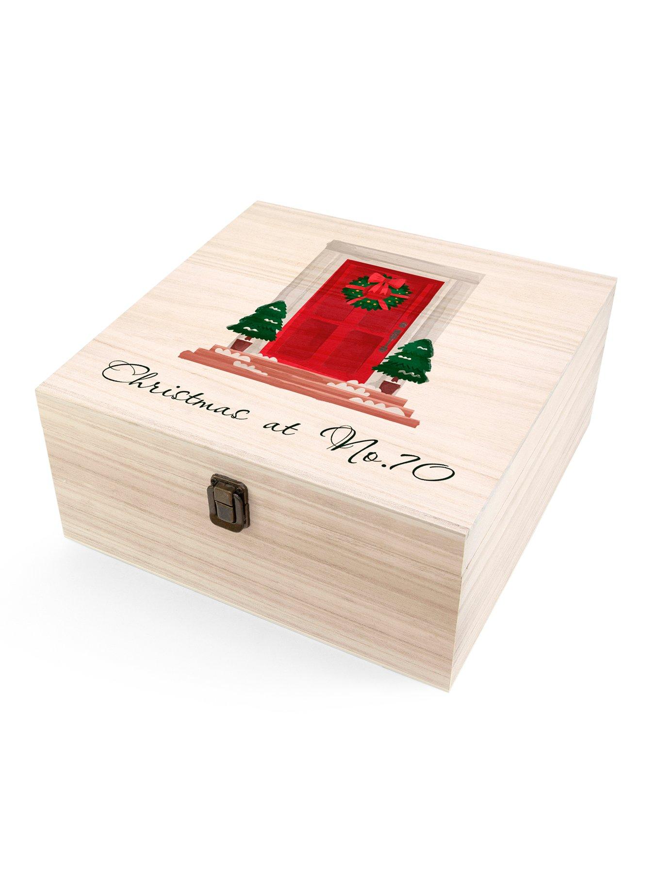 Image 4 of 5 of Treat Republic Personalised Festive Door Christmas Box - Large