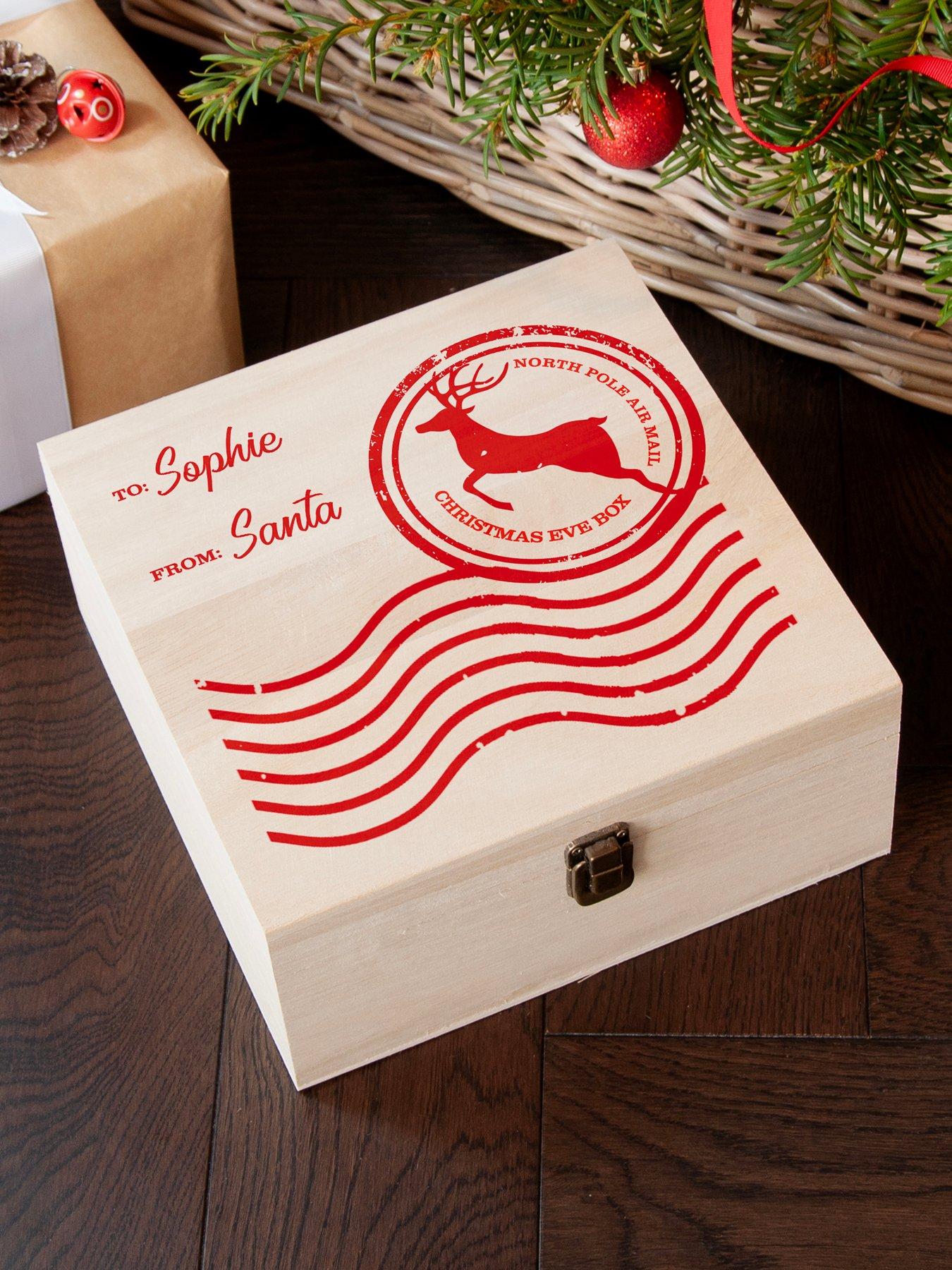 Image 2 of 4 of Treat Republic Personalised North Pole Air Mail Christmas Eve Box - Medium