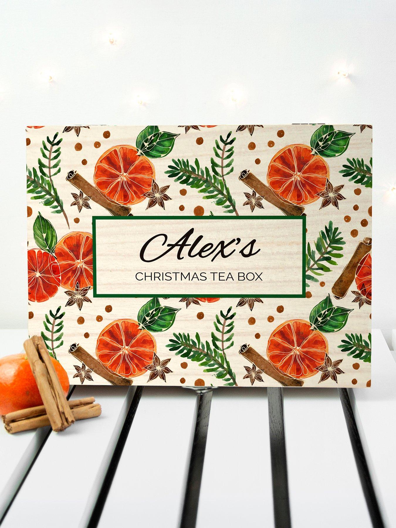 Image 3 of 4 of Treat Republic Personalised Christmas Spices Tea Box - Filled with Breakfast Tea