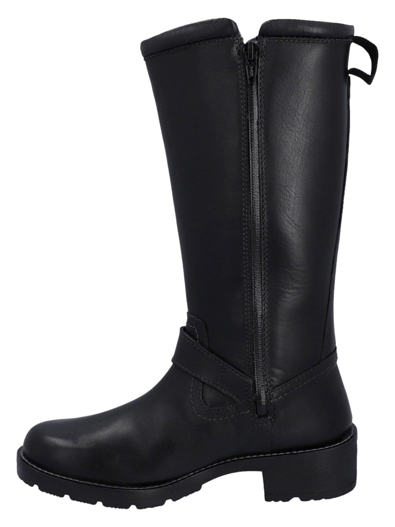 Image 5 of 6 of Hunter Womens Skye Waterproof Side Zip Tall Boots - Black