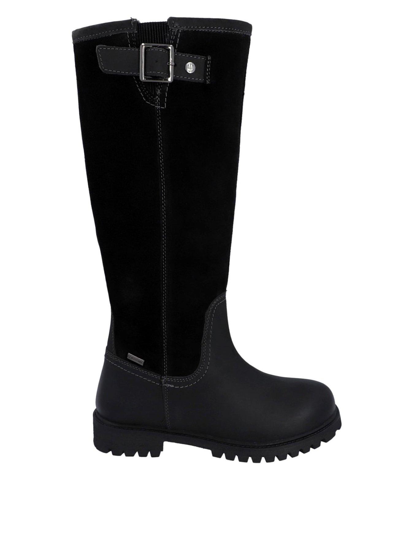 Image 1 of 7 of Hunter Womens Canna Waterproof Zip Tall Boots - Black