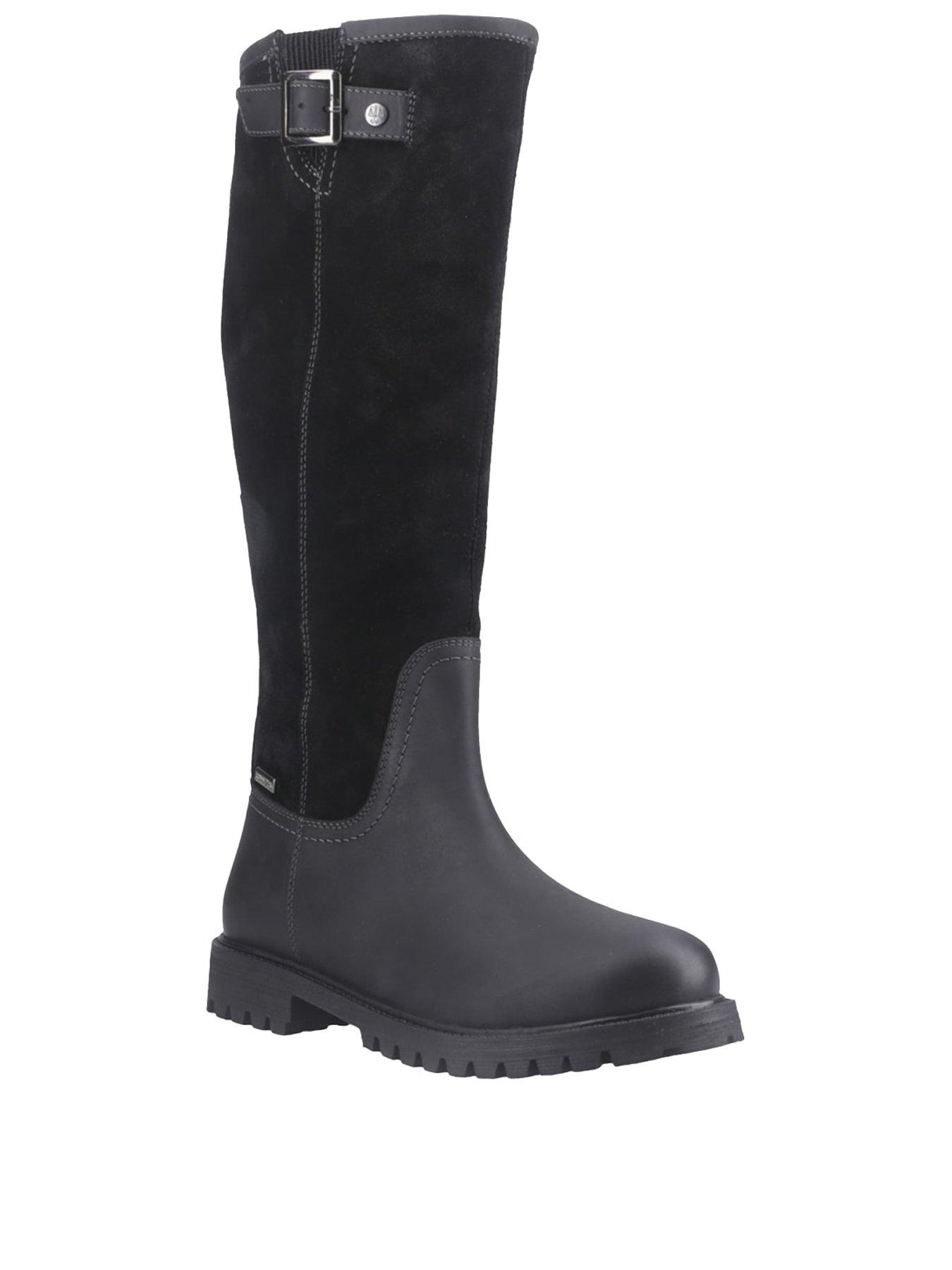 Image 2 of 7 of Hunter Womens Canna Waterproof Zip Tall Boots - Black