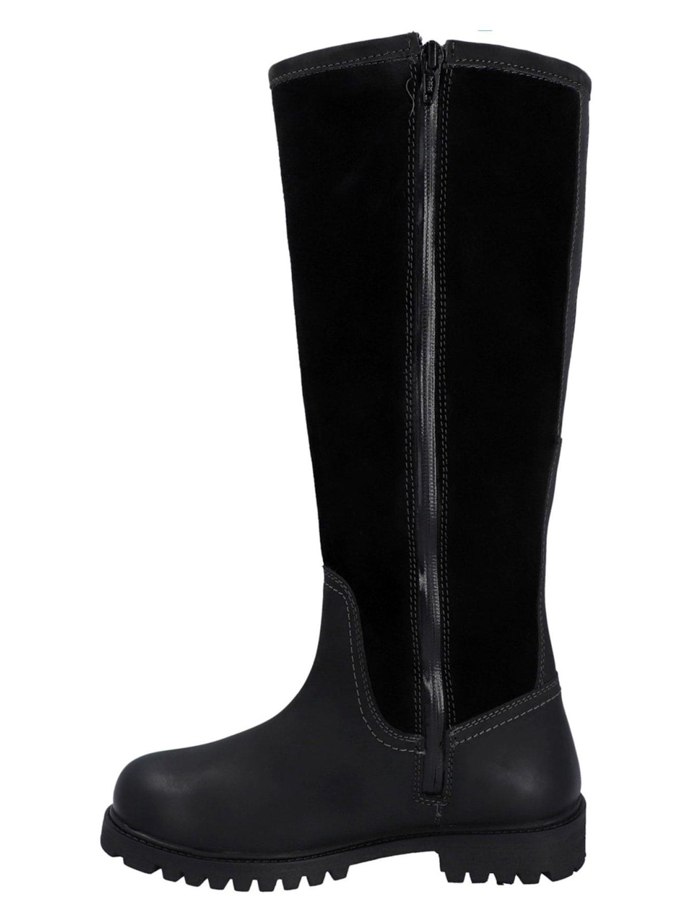 Image 4 of 7 of Hunter Womens Canna Waterproof Zip Tall Boots - Black