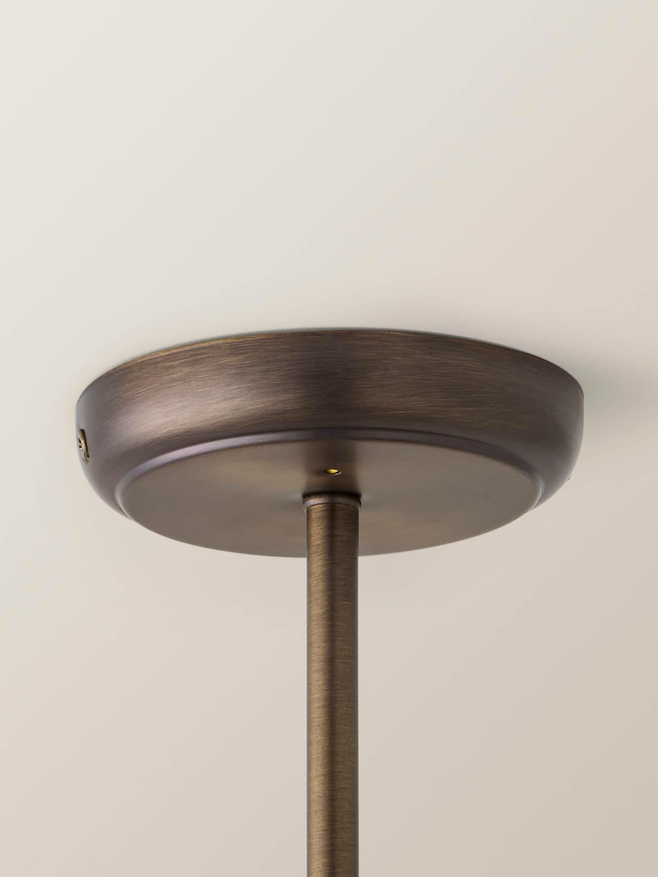 Image 5 of 6 of ValueLights Kempton Brushed Brass 3 Arm Chandelier With Bulb (ip44)