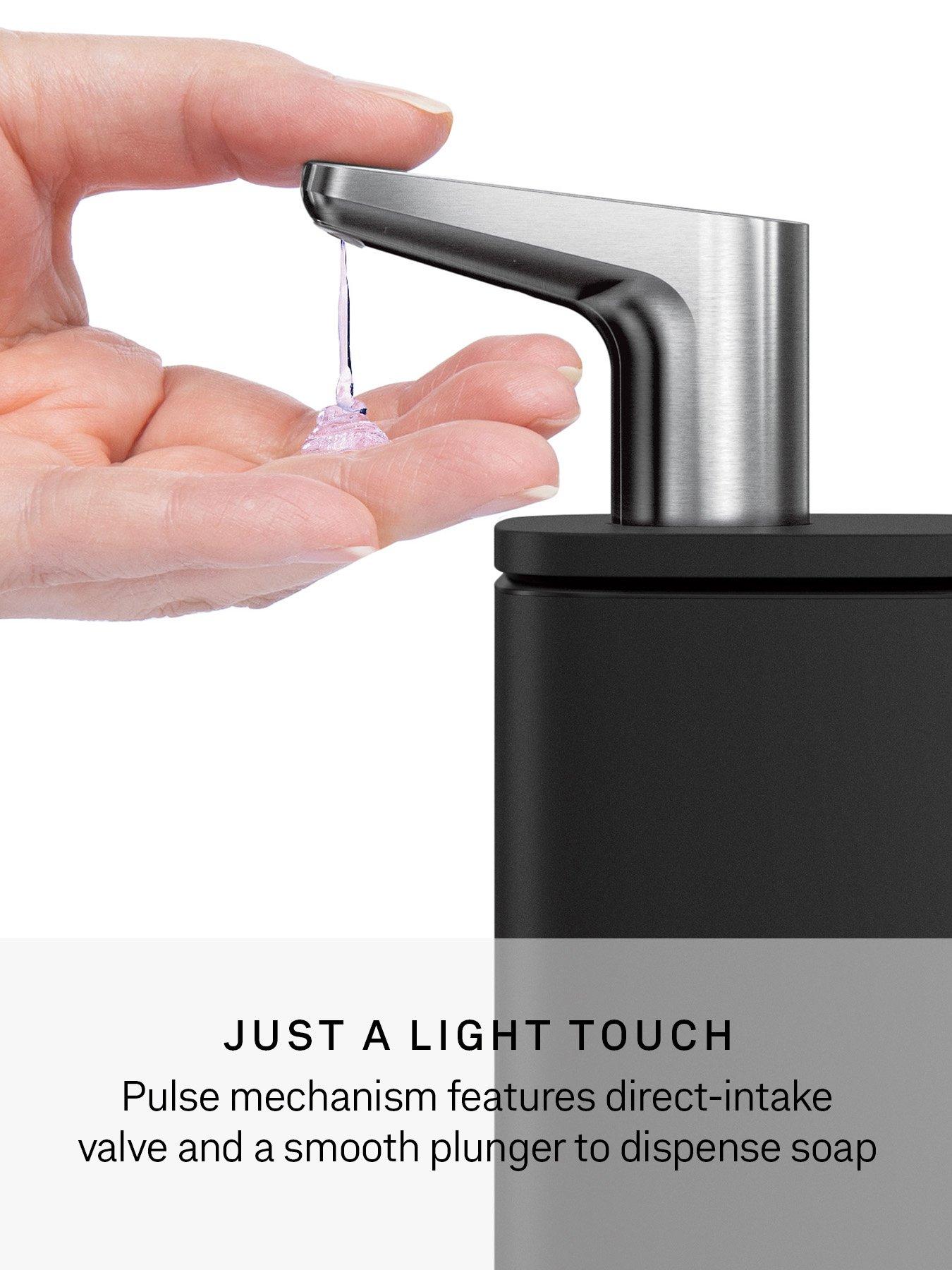 Image 3 of 7 of Simplehuman Pulse Pump, 473ml Hand Soap Dispenser, Matte Black