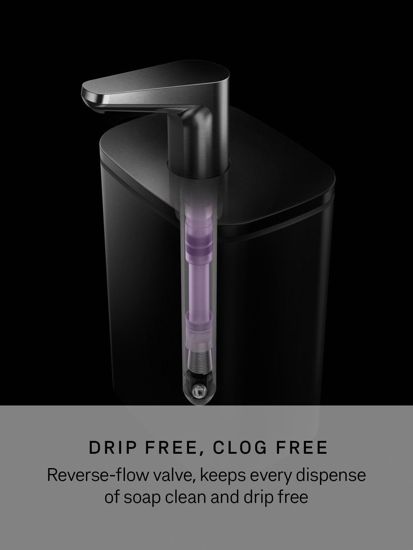 Image 4 of 7 of Simplehuman Pulse Pump, 473ml Hand Soap Dispenser, Matte Black